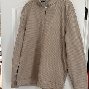 Under Armour Men's Beige Zip-Up Sweater